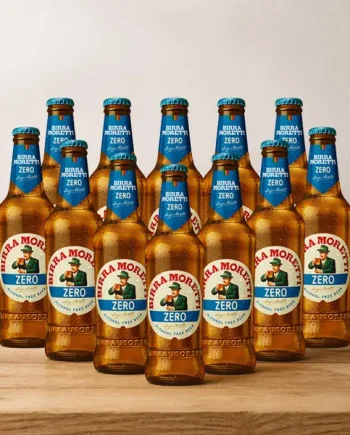 Birra Moretti Zero Alcohol Free Lager 330ml Bottles (Multipack) - 0.0% ABV
