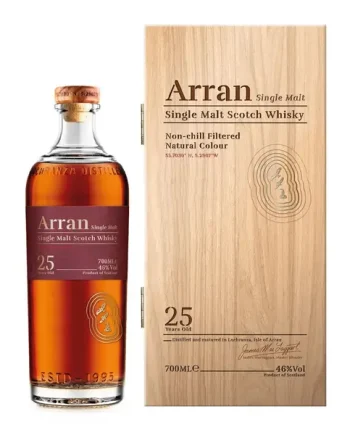 Arran 25 Year Old Single Malt Whisky 2023 Release 70cl