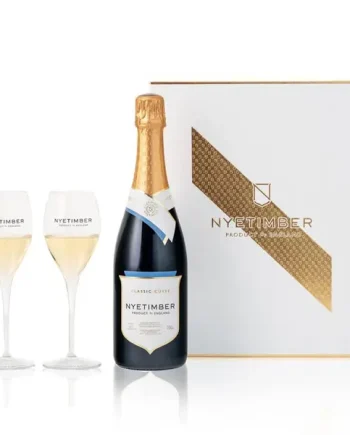 Nyetimber Classic Cuvee 75cl and Flutes Gift Box