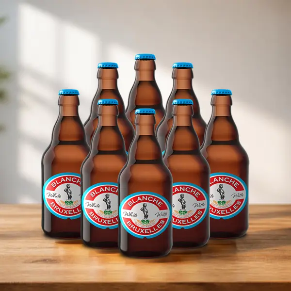 Blanche de Bruxelles Belgian Wheat Beer 330ml Bottles 4.5% ABV (Multipack)
