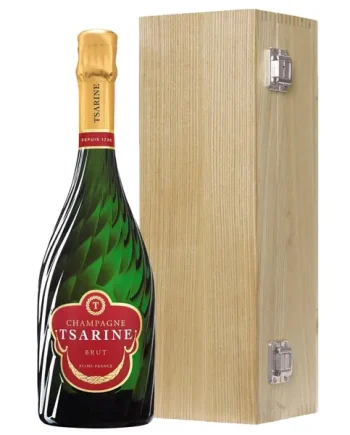 Tsarine Cuvee Premium Brut Champagne 75cl Oak Luxury Gift Boxed