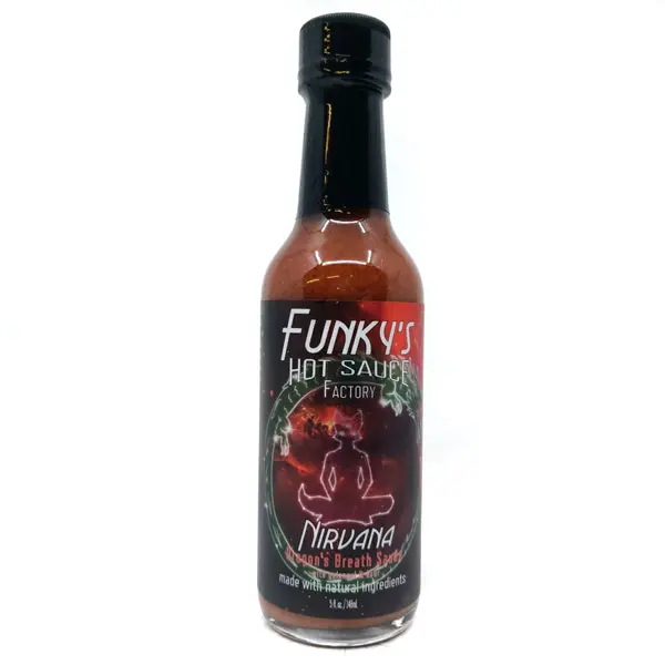 Funky's Hot Sauce Nirvana Dragon's Breath Hot Sauce (148ml)