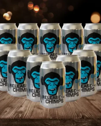 Nene Valley Brewing Release the Chimps Session IPA 330ml Cans - 4.4% ABV (12 Pack)