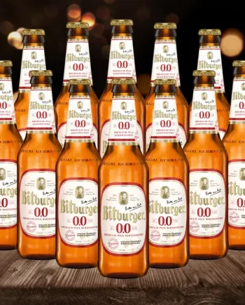Bitburger Drive Alcohol Free German Pilsner 330ml Bottles – 0.0% ABV (Multipack)