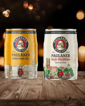 Paulaner Premium German 5ltr Mini Kegs (Hells & Weissbier Set of 2)