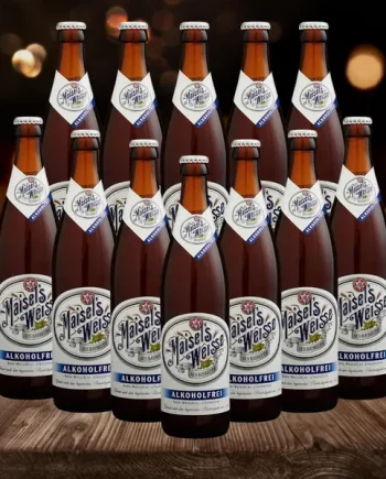 Maisel’s Weisse Alcohol Free Wheat Beer 500ml Bottles - 0.5% ABV (12 Pack)