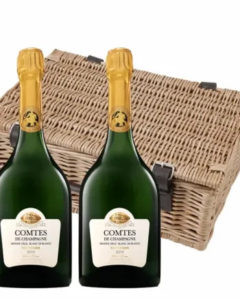 Taittinger Comtes de Grand Crus Champagne 2014 75cl Twin Hamper (2x75cl)