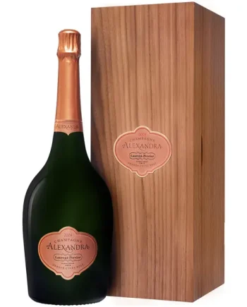 Magnum of Laurent Perrier Alexandra Rose 2012 Champagne 150cl in Wood Box