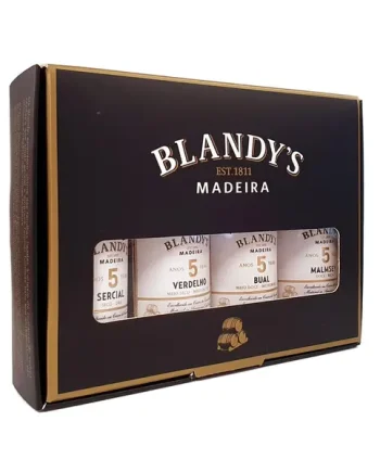 Blandy's 5 Year Old Madeira Gift Pack 4 x 5cl