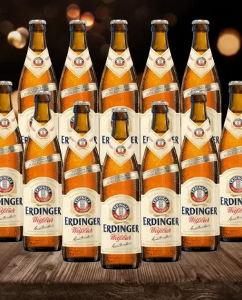Erdinger Weissbier German Wheat Beer 500ml Bottles - 5.3% ABV (Multipack)