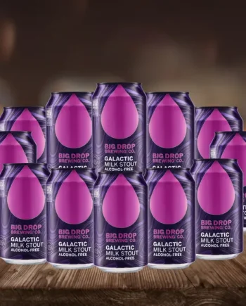 Big Drop Galactic Stout Non - Alcoholic 330ml Cans - 0.5% ABV (Multipack)