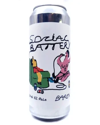 Baron Brewing Social Battery NZ Pale 3.4% (500ml can)