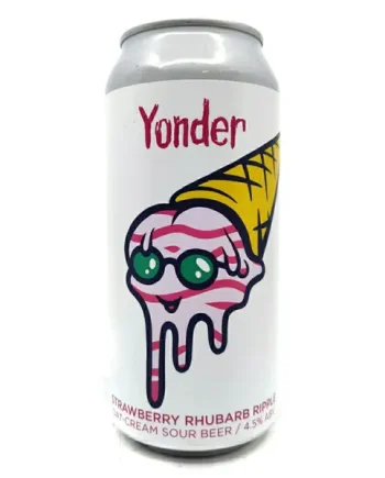 Yonder Strawberry Rhubarb Ripple Oat Cream Sour 4.5% (440ml can)