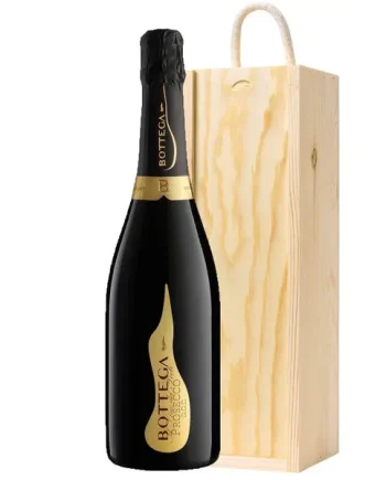 Bottega Vino dei Poeti Prosecco 75cl In Pine Gift Box
