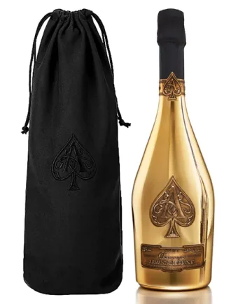 Armand de Brignac Brut Gold MV Champagne 75cl in Velvet Bag