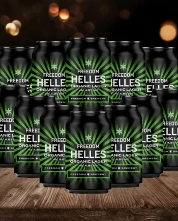 Freedom Brewery British Helles Craft Beer 330ml Cans - 12 Pack (4.8% ABV)